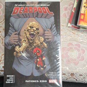 Marvel Deadpool Comic with Red and Black Cover
